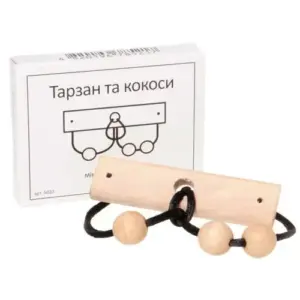 Дерев'яна головоломка "Тарзан та кокоси" купити