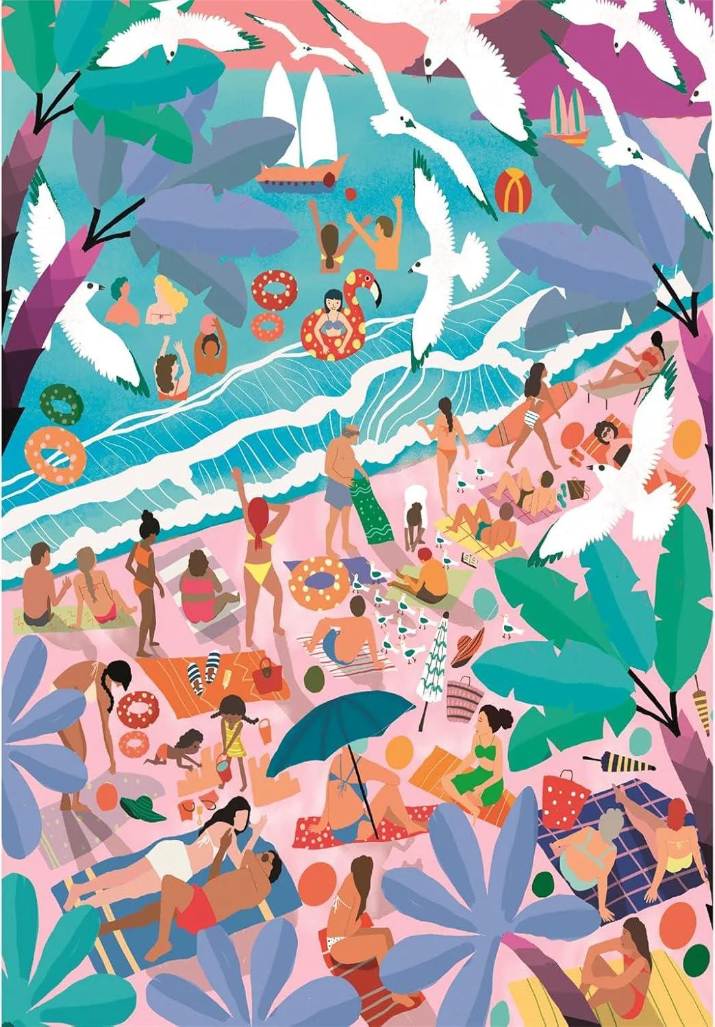 Пазл Clementoni "Неділя на пляжі" - Зображення 3