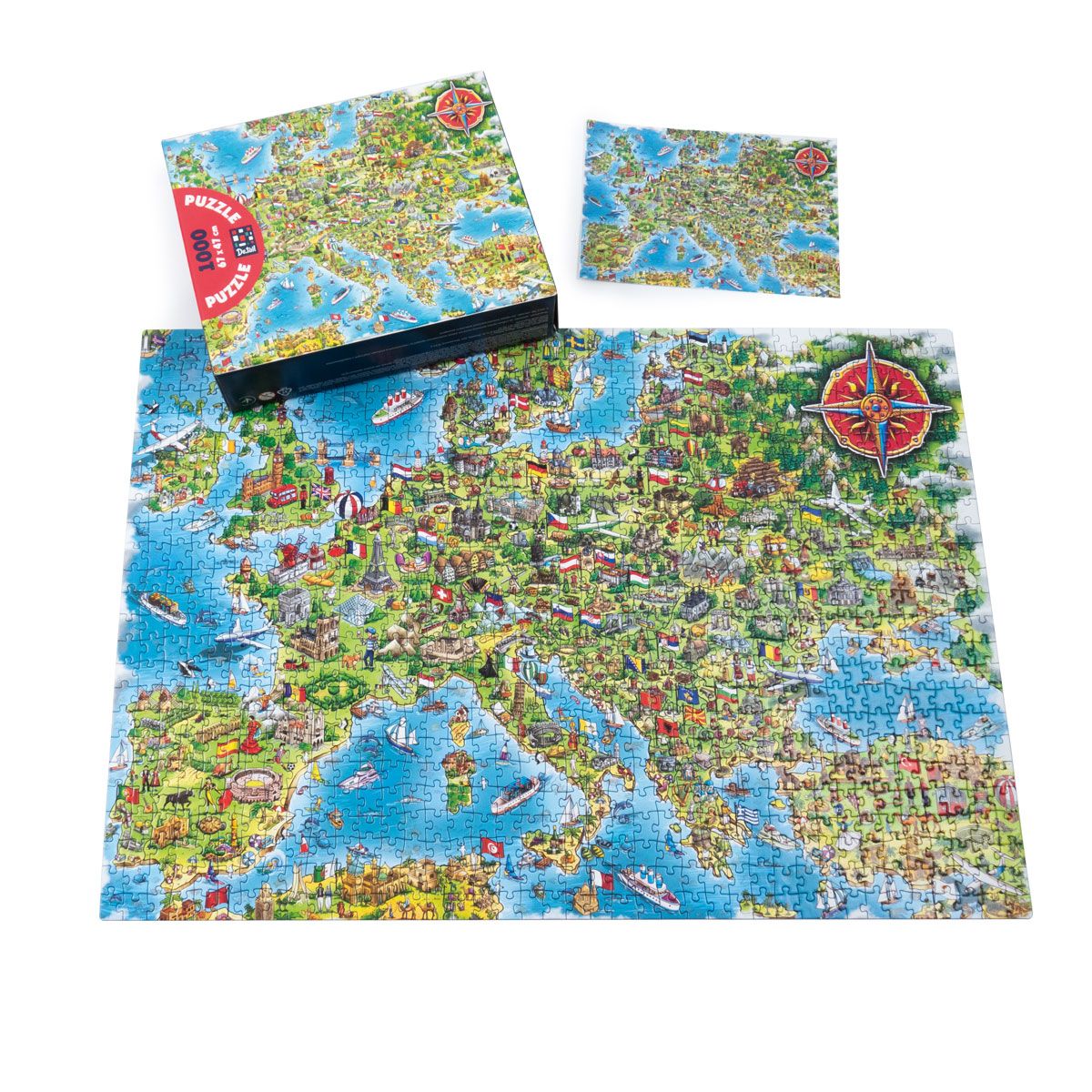 Пазл De.tail "Мапа Європи" - Зображення 4