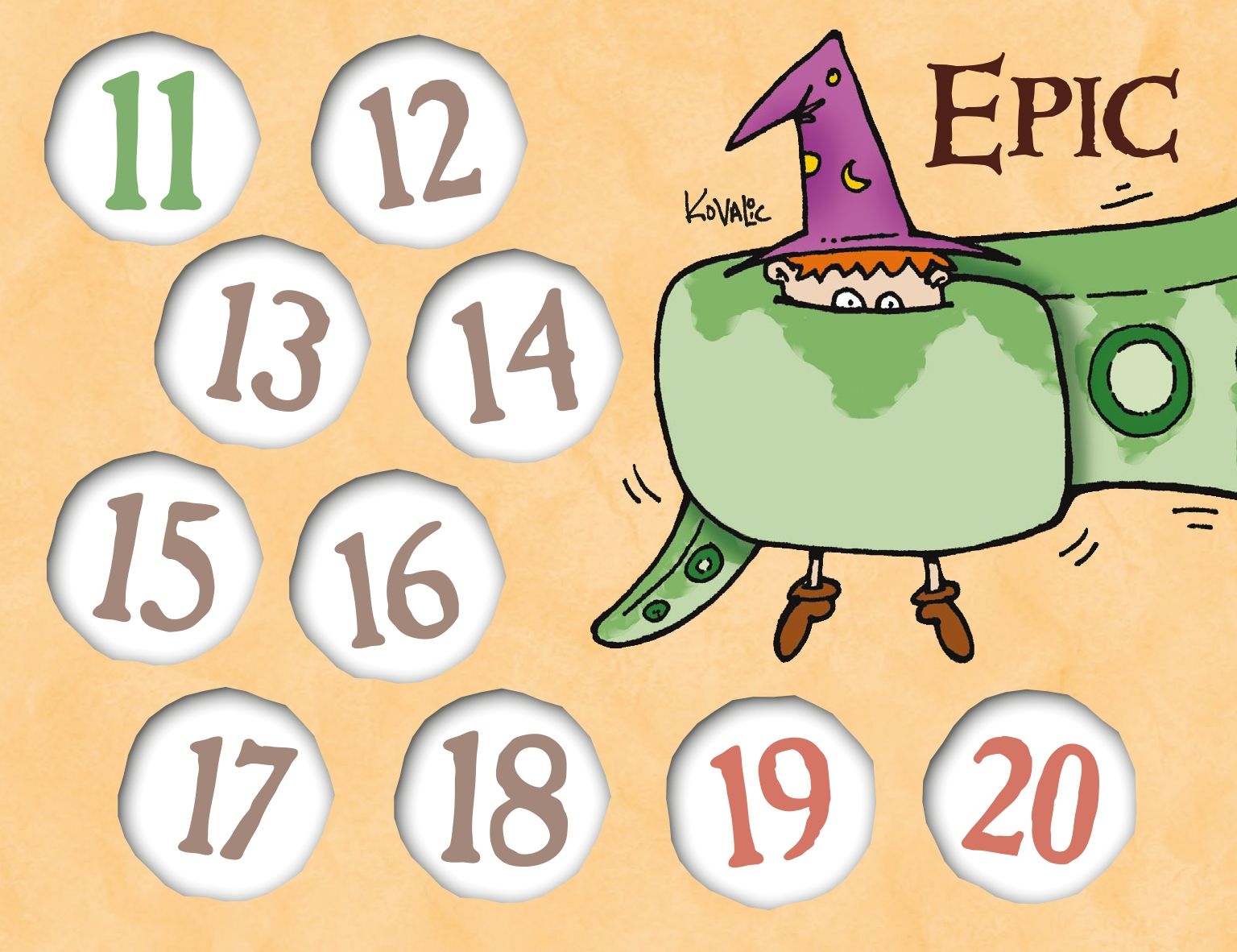 Аксесуар "Манчкін. Набір лічильників рівнів" - Зображення 5