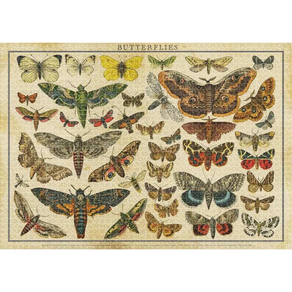 Пазл Interdruk "Vintage Nature: Butterflies" - Зображення 2