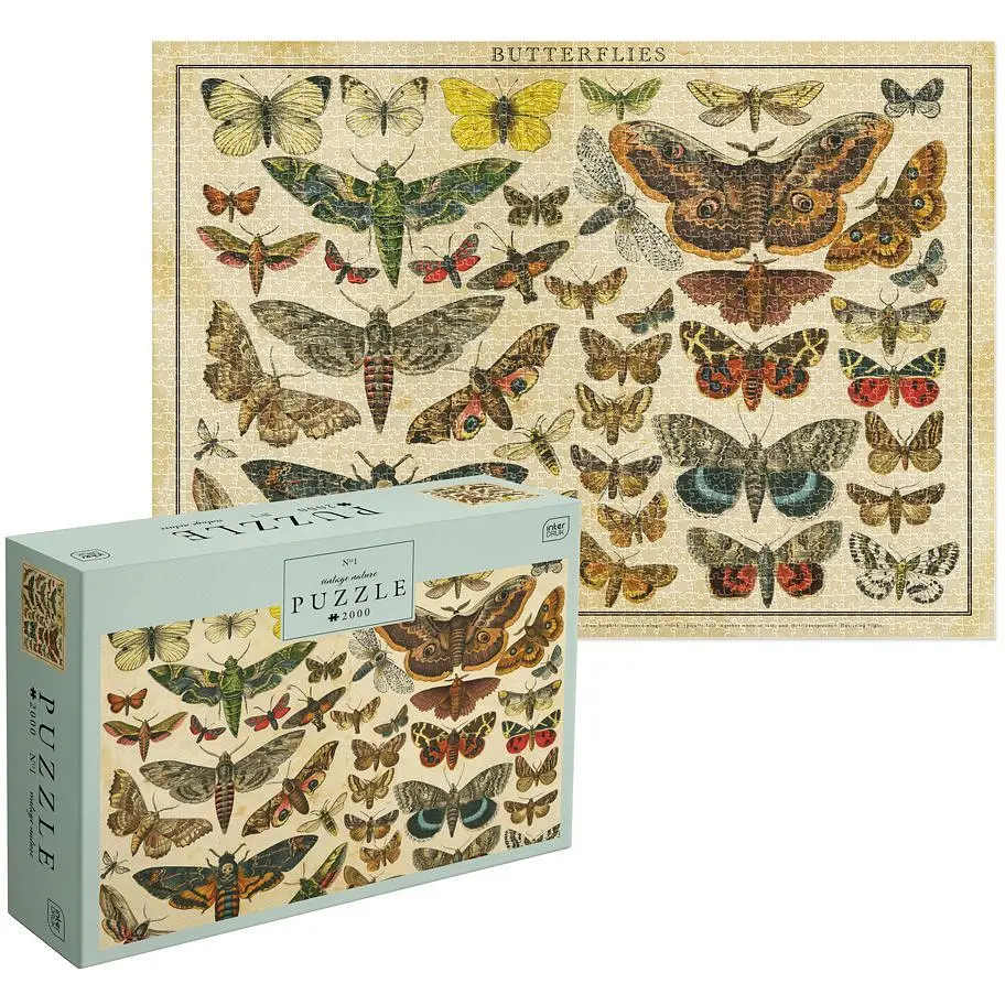 Пазл Interdruk "Vintage Nature: Butterflies" - Зображення 3