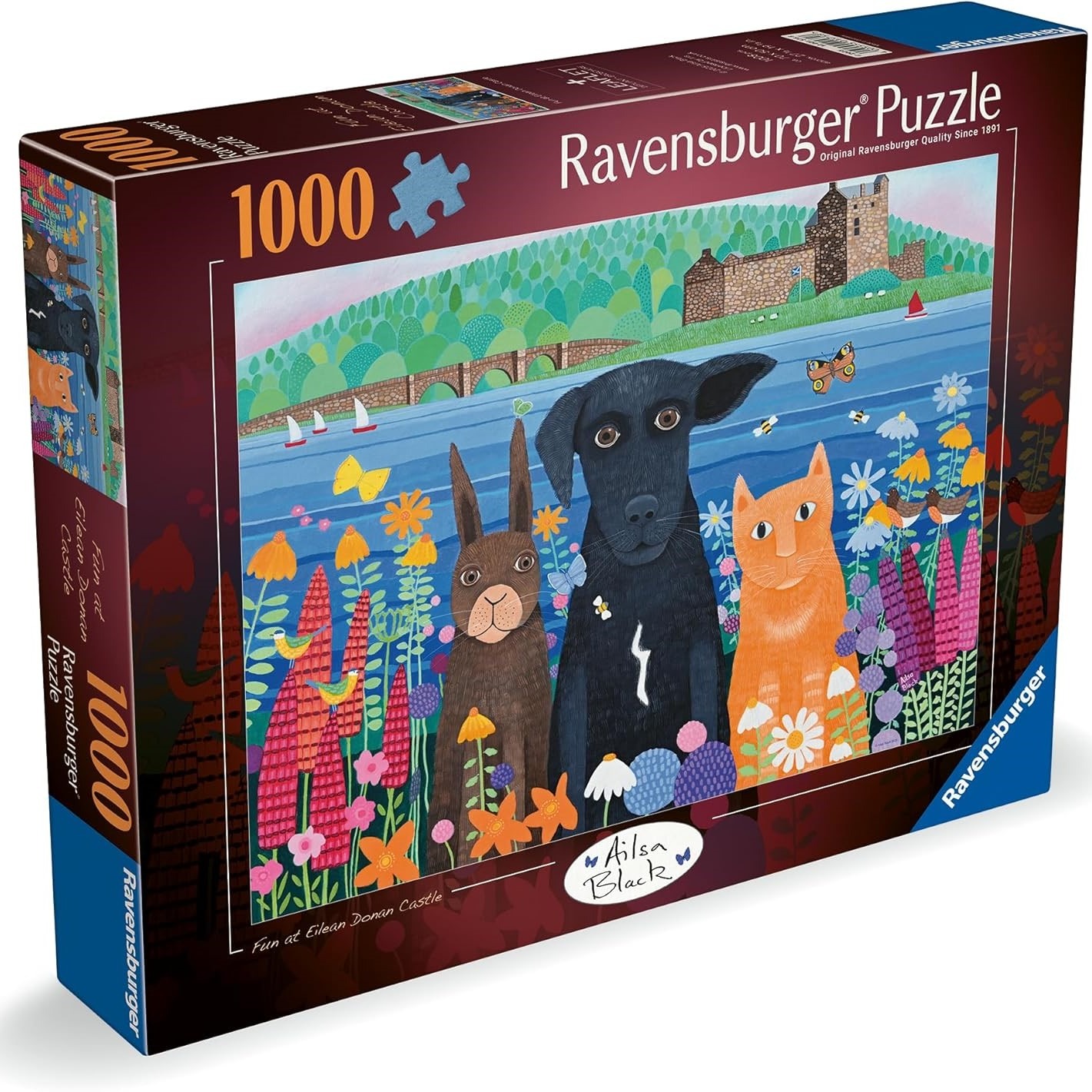 Пазл Ravensburger "Звірята і замок" (1000 елементів)