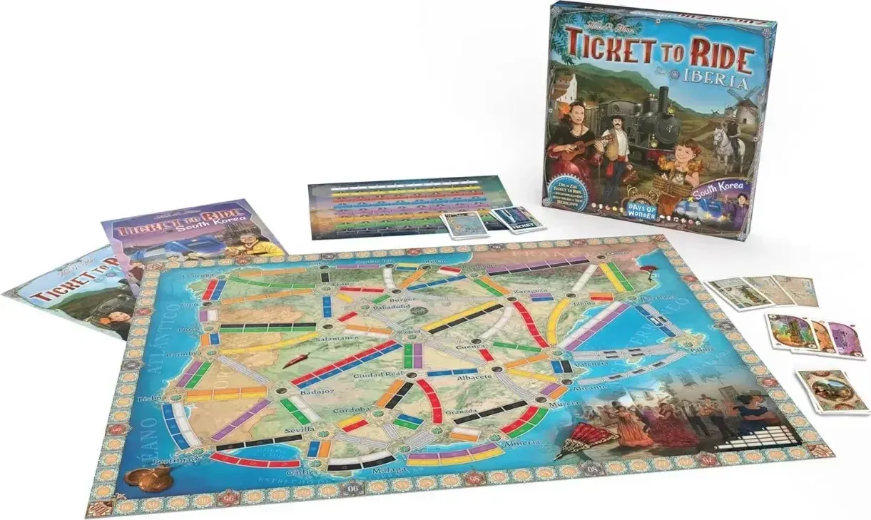 Доповнення "Ticket to Ride Map Collection 8: Iberia & South Korea" - Зображення 2