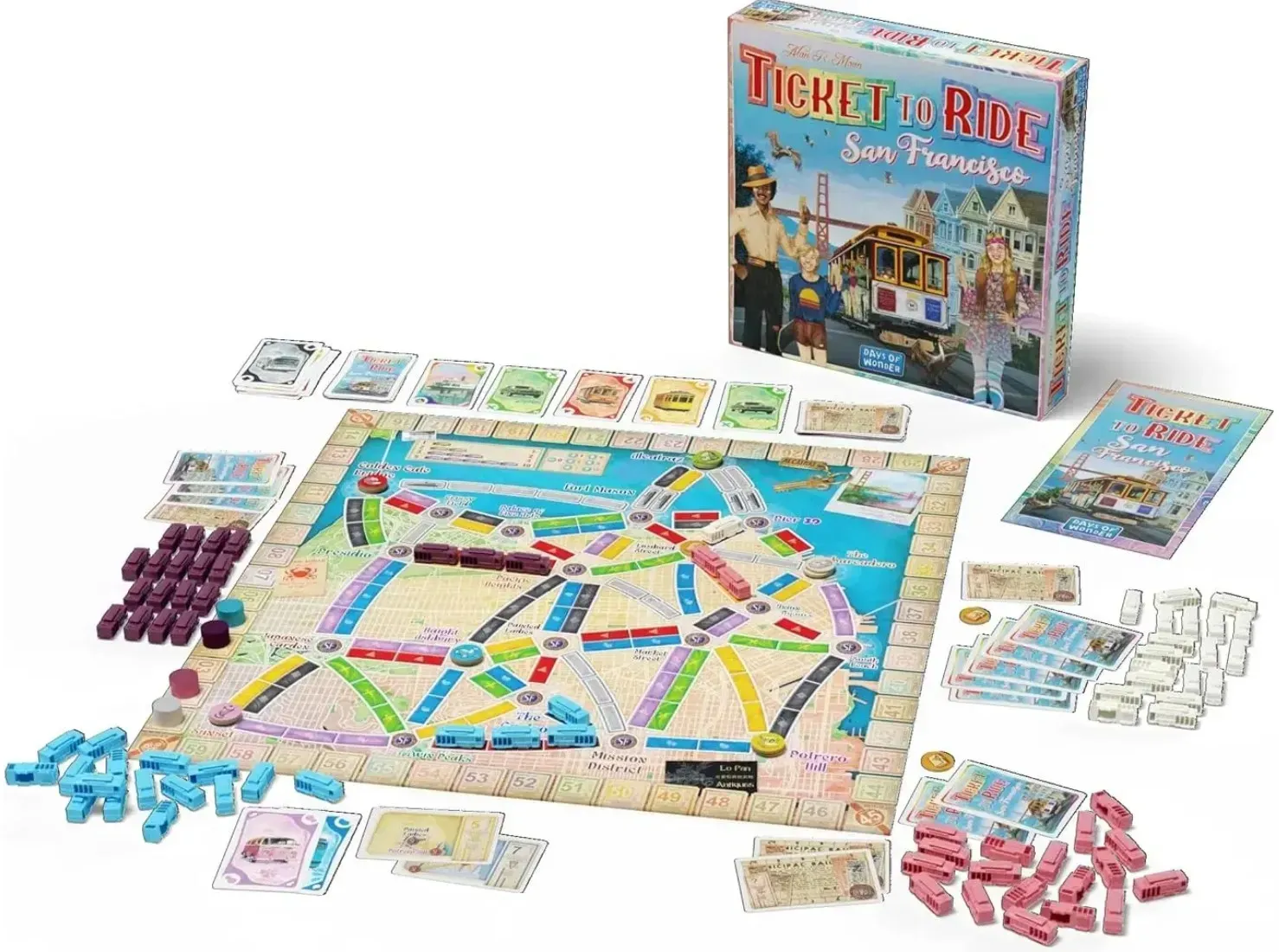 Настільна гра "Ticket to Ride: San Francisco" - Зображення 2