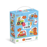 4 в 1 Baby puzzle. Транспорт купити