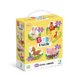 4 в 1 Baby puzzle. Сільські тварини купити
