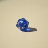 Кубик D20 прозорий – Синій Кубик D20 прозорий – Синій купити