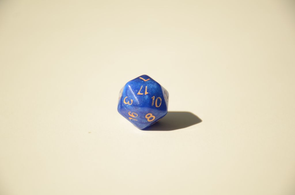 Кубик D20 – Темно-синій - Зображення 2