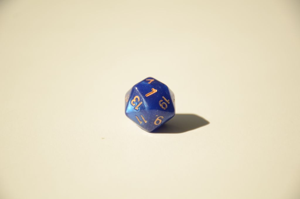 Кубик D20 – Темно-синій - Зображення 3