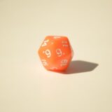 Кубик D20 – Помаранчевий