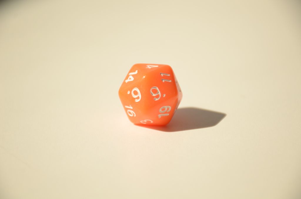 Кубик D20 – Помаранчевий - Зображення 2