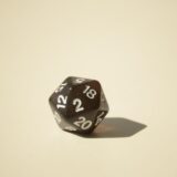 Кубик D20 – Чорний