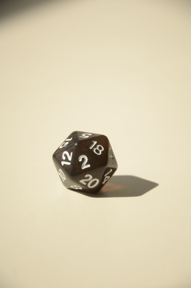 Кубик D20 – Чорний - Зображення 2