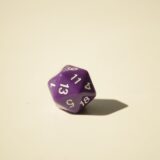 Кубик D20 – Фіолетовий