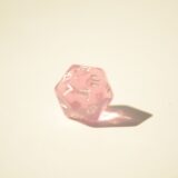 Кубик D20 прозорий – Рожевий Кубик D20 прозорий – Рожевий купити