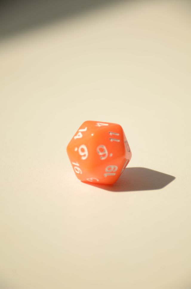 Кубик D20 – Помаранчевий - Зображення 3